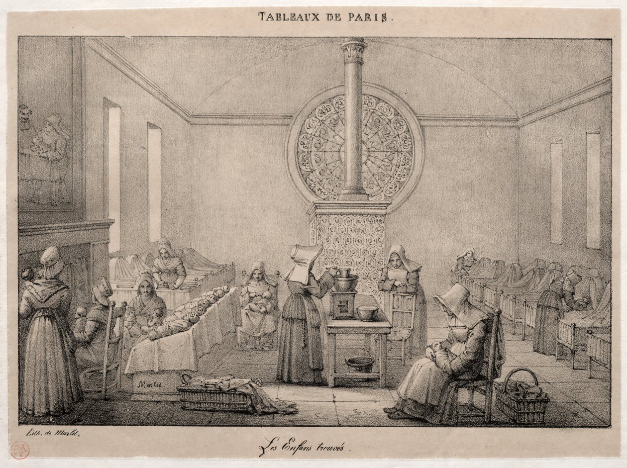 Scenes of Paris: The Foundling Hospital av Jean Henri Marlet