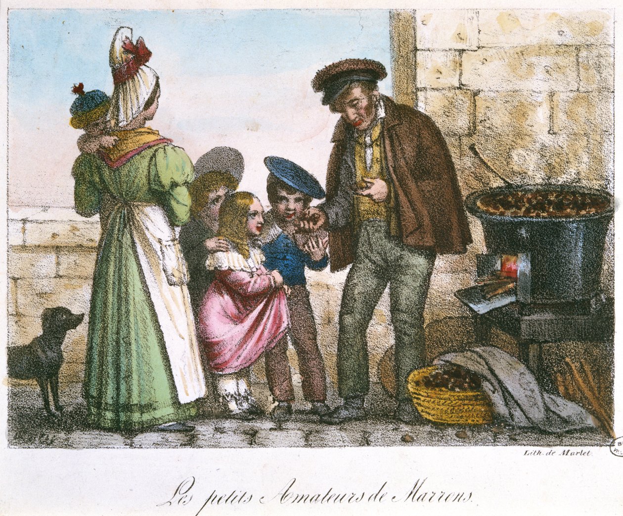 The Little Chestnut Connoisseurs, c.1810-20 av Jean Henri Marlet