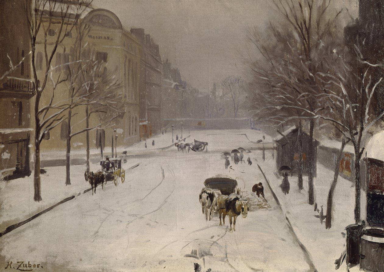 Rennes Raspail Crossroads, ca 1889 av Jean Henri Zuber