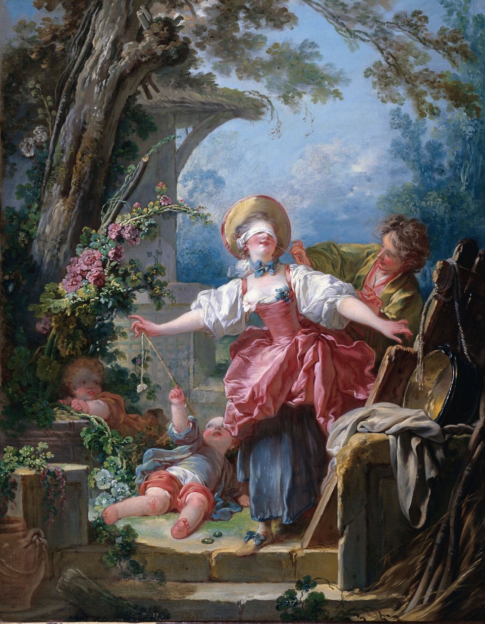Den blinde mannens buff av Jean Honore Fragonard