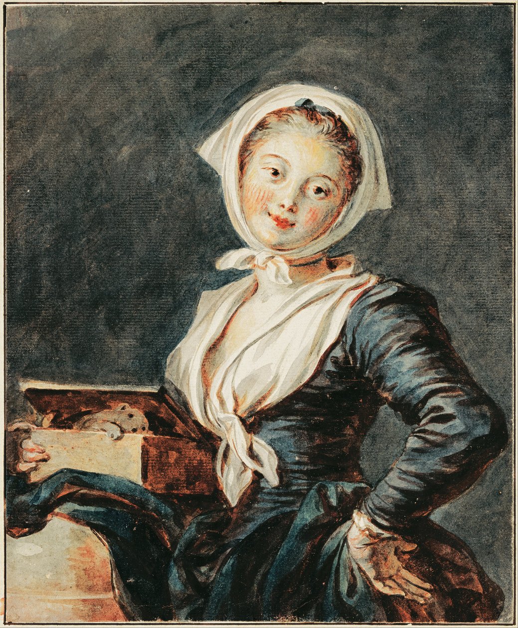 Flickan med murmeldjuret av Jean Honore Fragonard