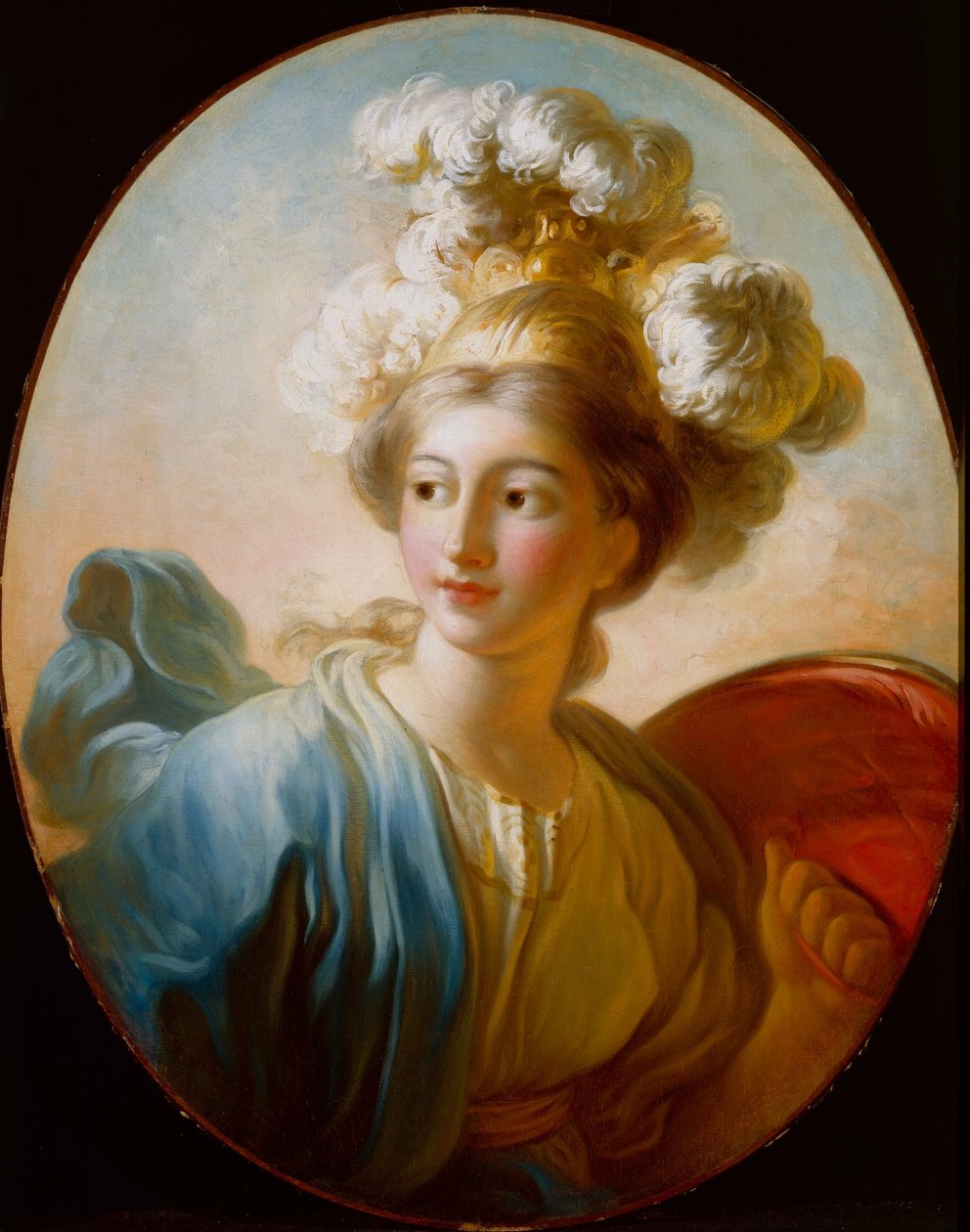 Gudinnan Minerva av Jean Honore Fragonard