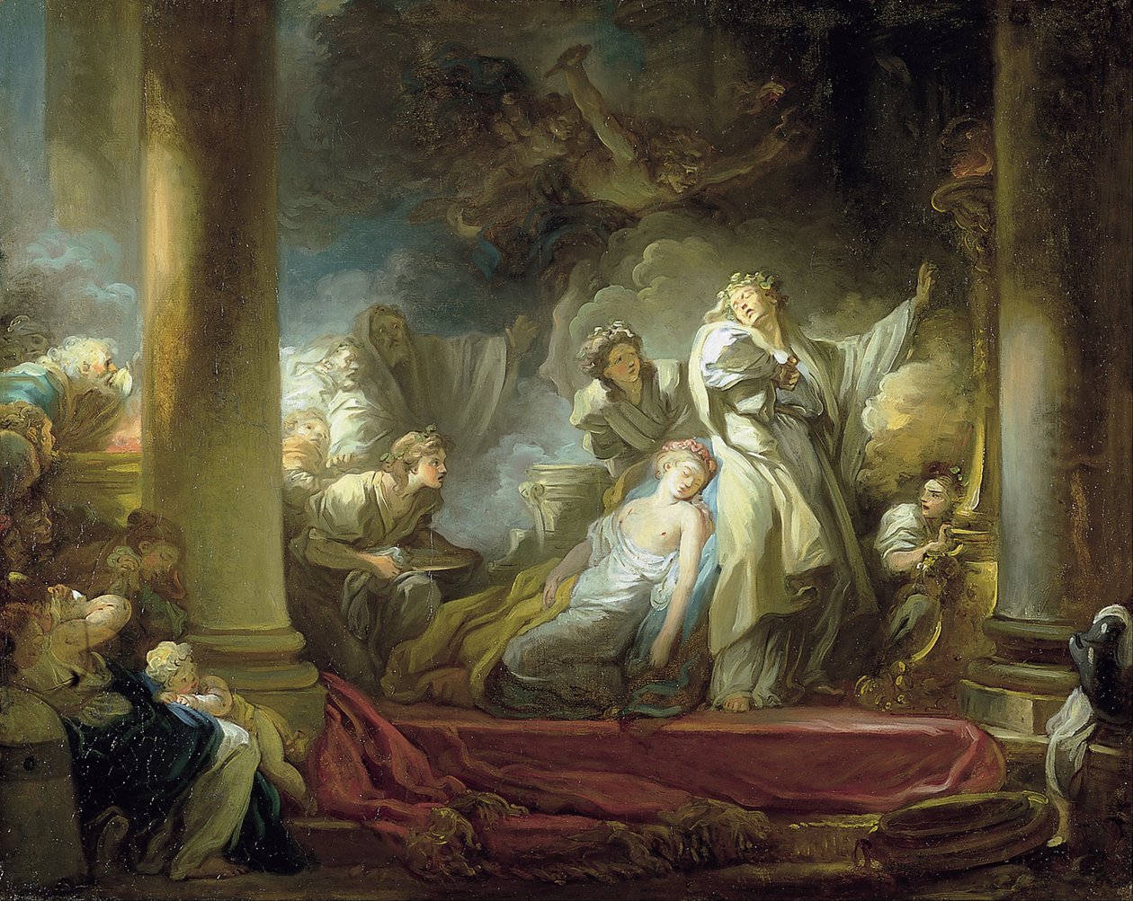 Callirhoes uppoffring av Jean Honore Fragonard