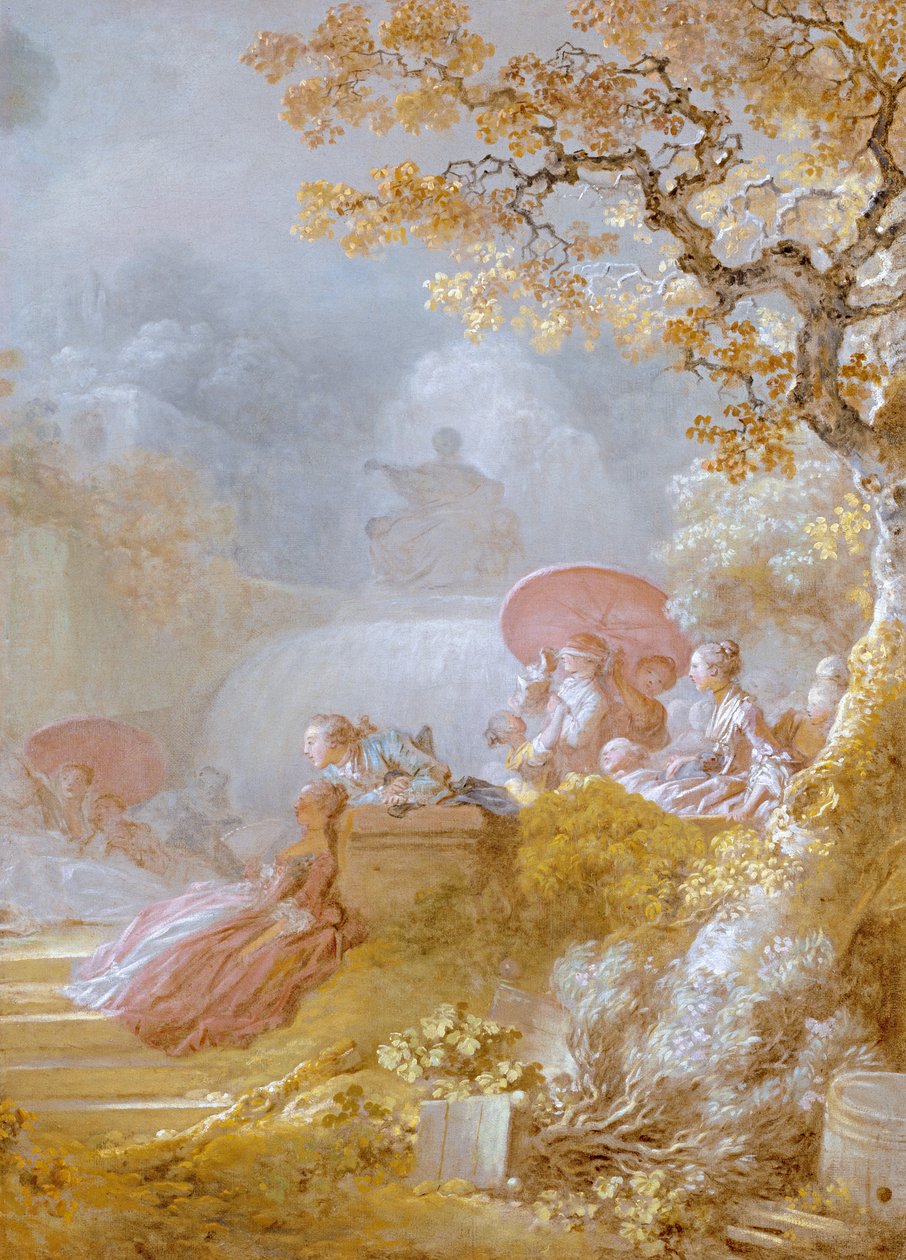 Blindmans Buff (Le Colin-Maillard) c.1755-80 av Jean Honore Fragonard