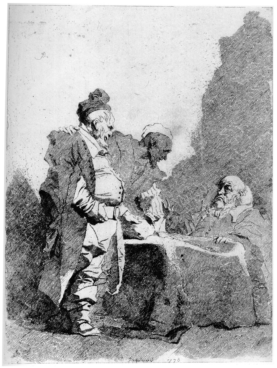 Handlare, c1750-1800, 1924 av Jean Honore Fragonard