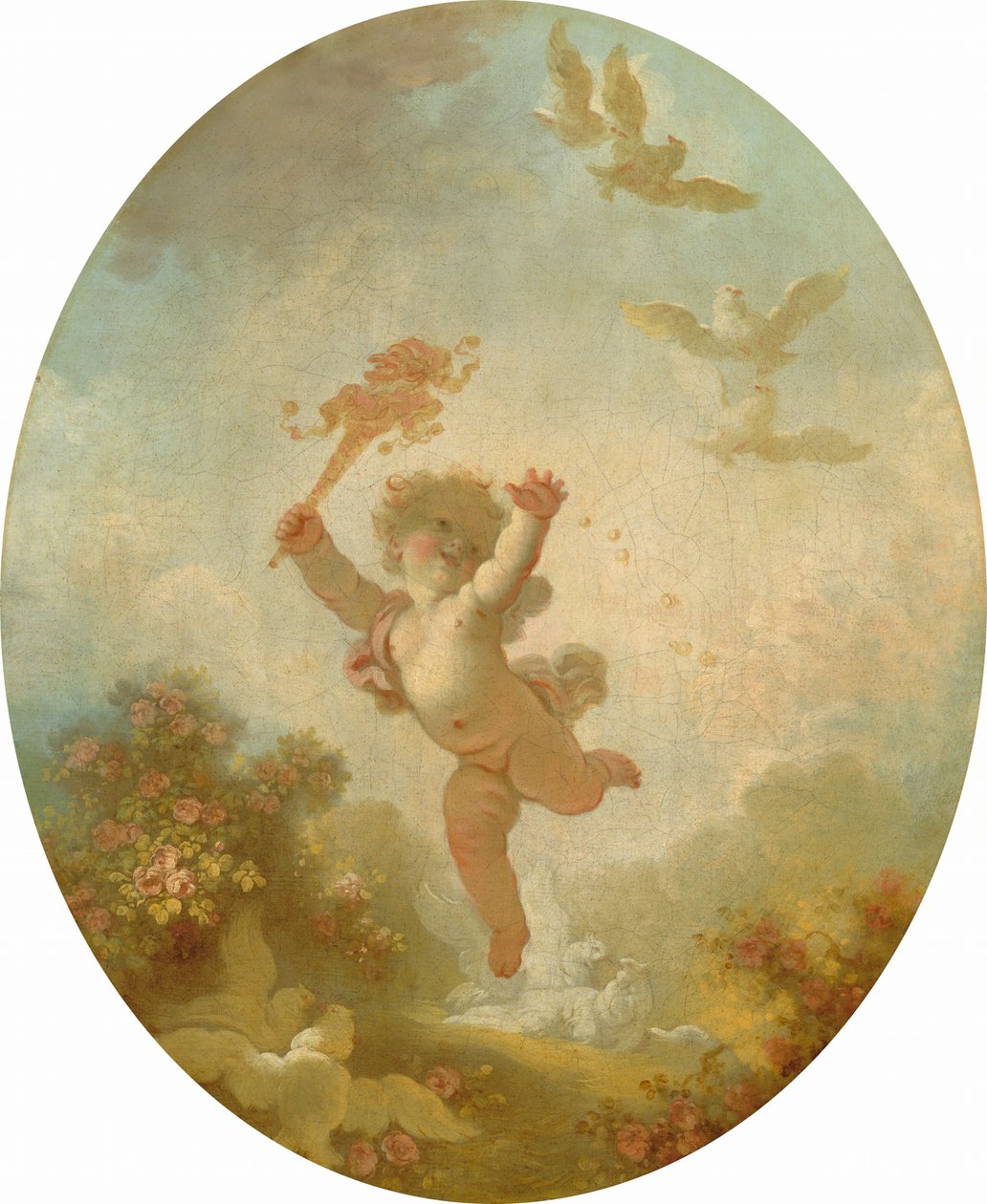 Kärlek som dårskap, c. 17731776. av Jean Honore Fragonard