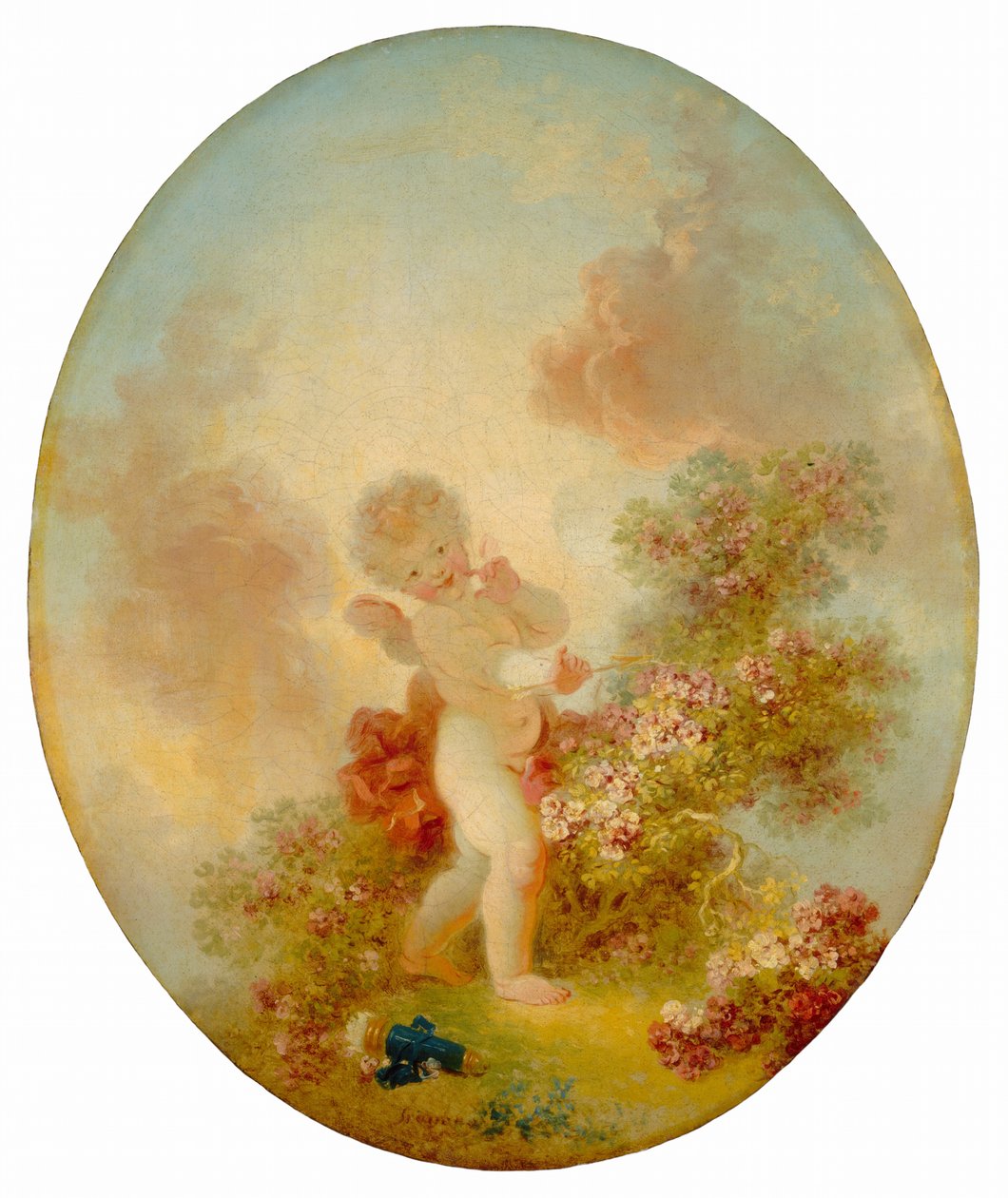 Älskar Sentinel av Jean Honore Fragonard
