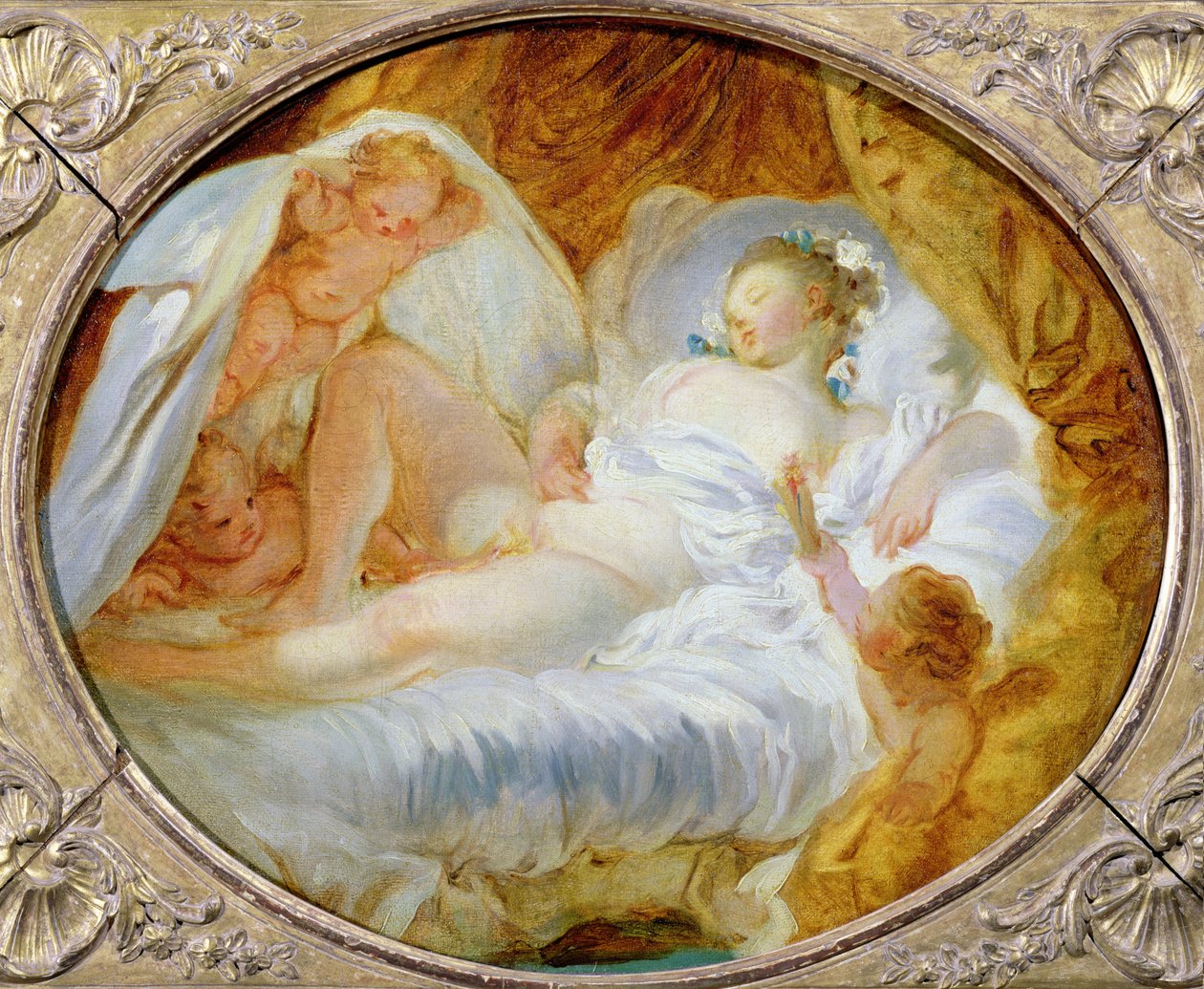 Olja på duk av Jean Honore Fragonard