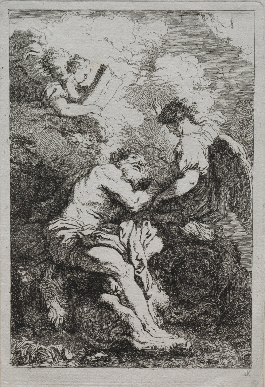 Sankt Jerome av Jean Honore Fragonard
