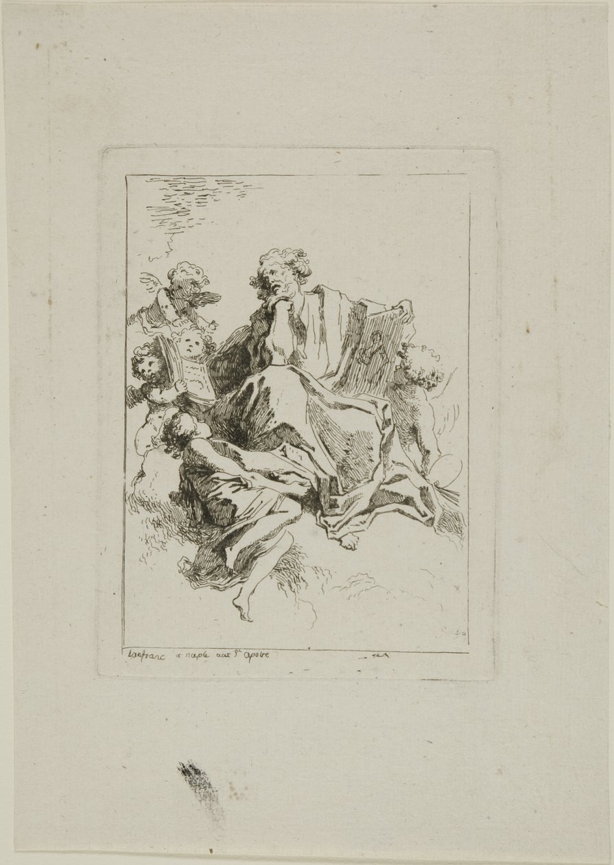 Sankt Lukas av Jean Honore Fragonard