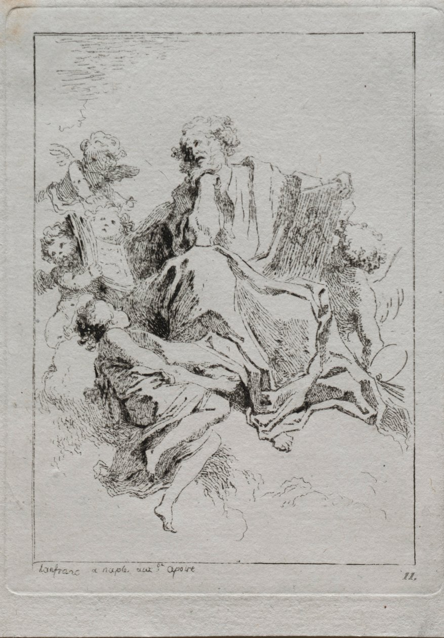 St Luke. av Jean Honore Fragonard