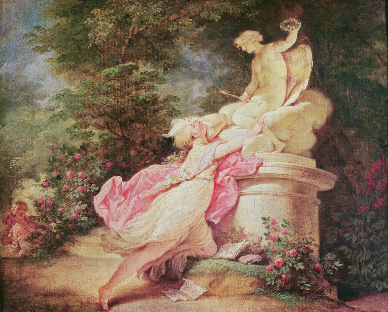 Kärlekens ångest av Jean Honore Fragonard