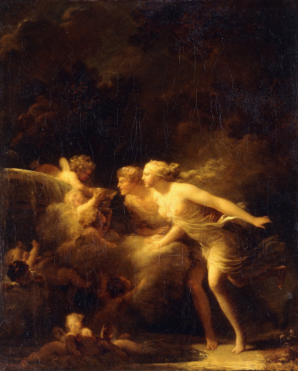 Kärlekens fontän, 1780-talet av Jean Honore Fragonard