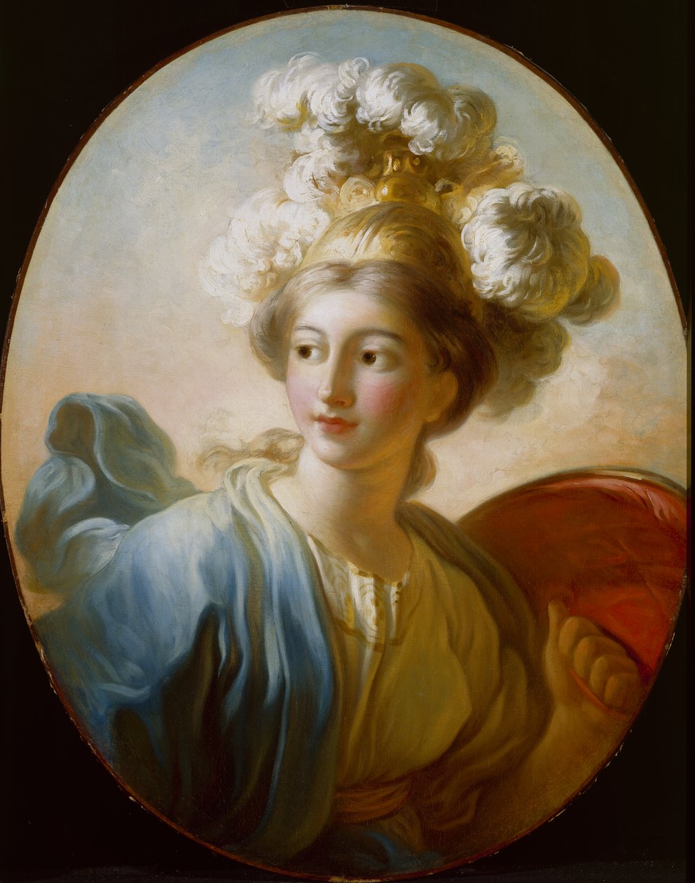Gudinnan Minerva, ca 1772 av Jean Honore Fragonard