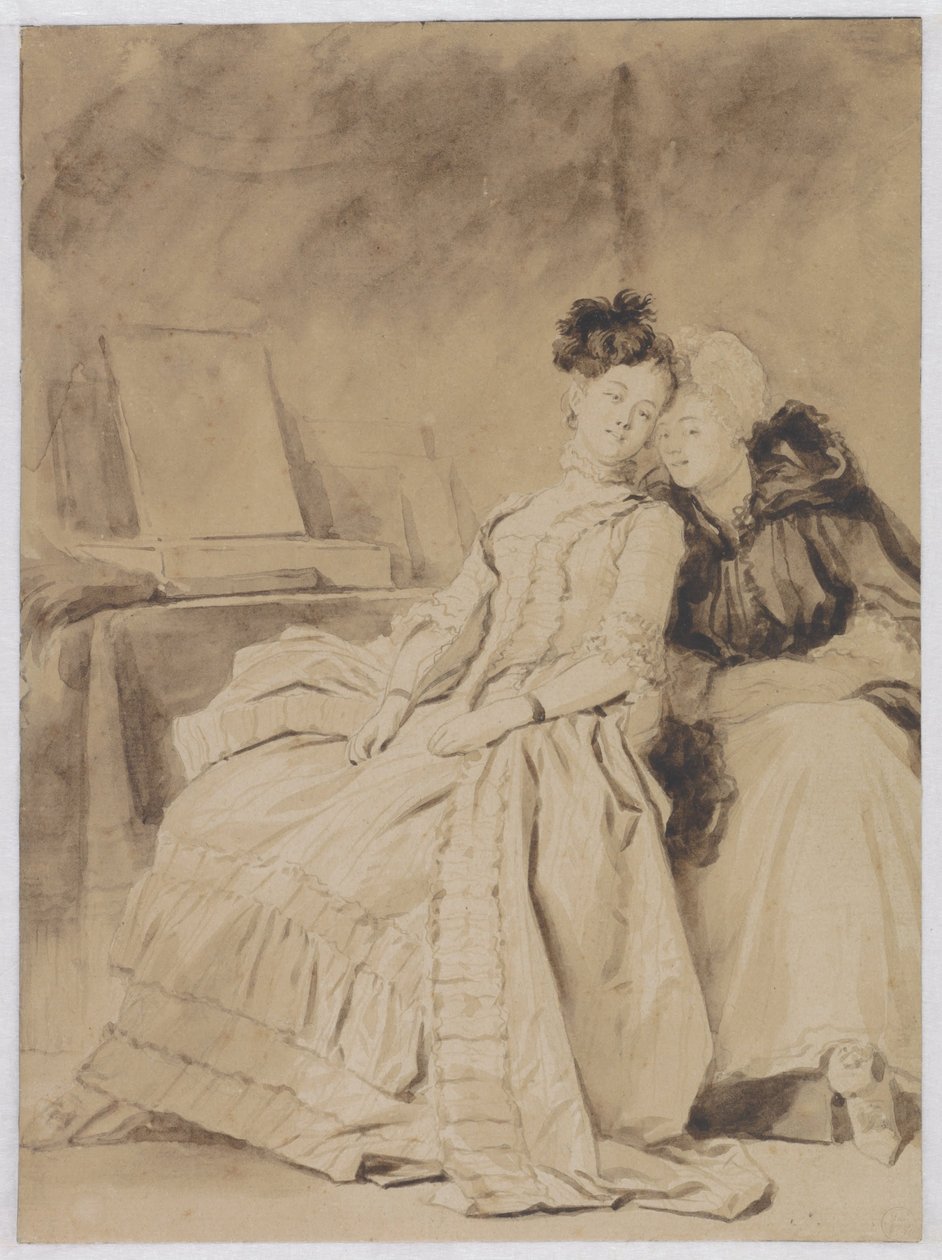 The Intimate Conversation, ca 1778 av Jean Honore Fragonard
