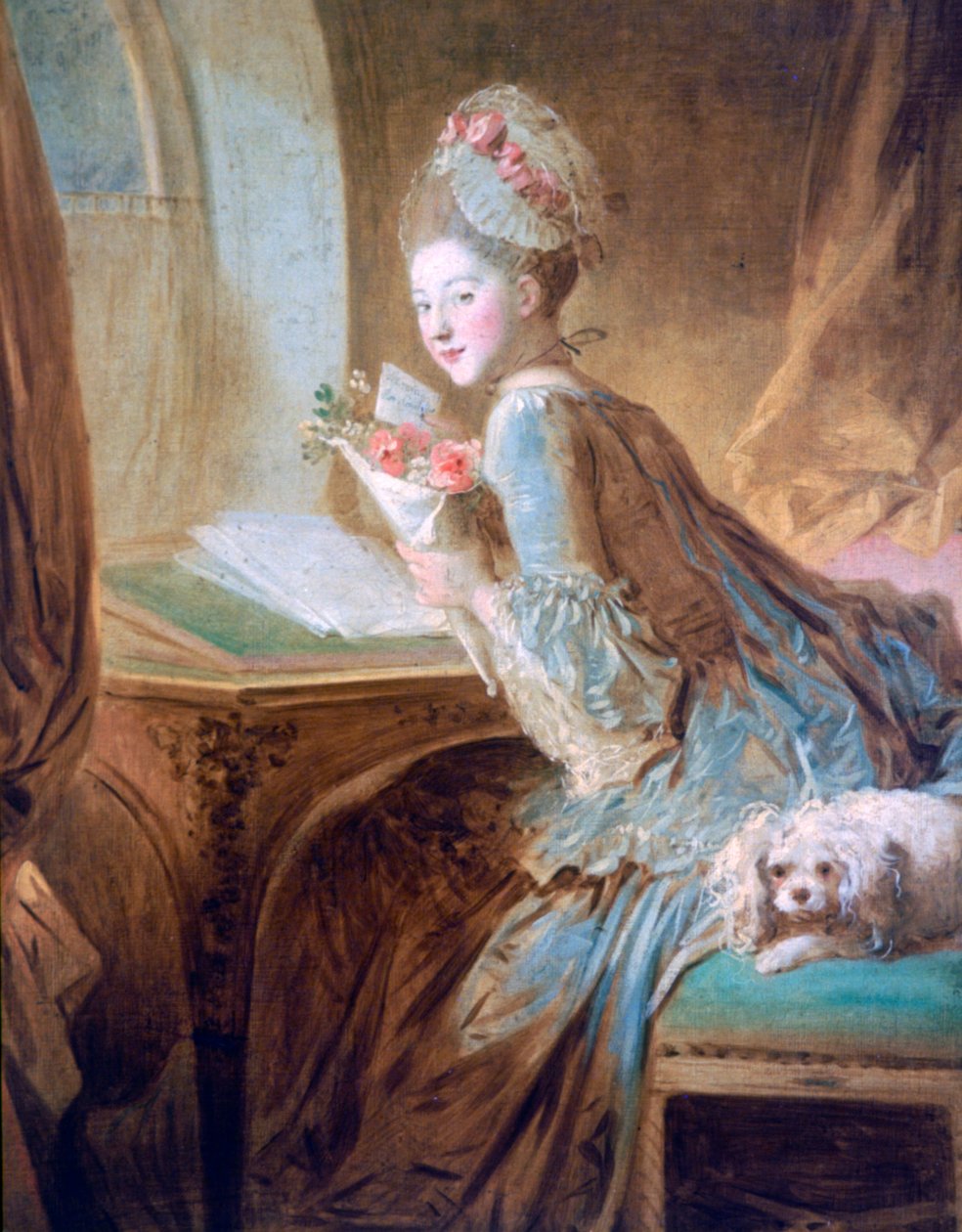 Kärleksbrevet, c1770 av Jean Honore Fragonard