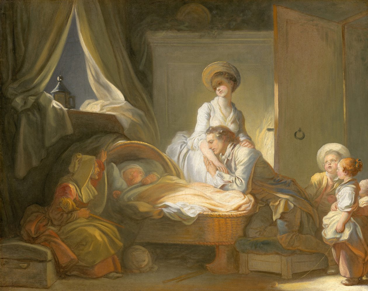Besöket på plantskolan av Jean Honore Fragonard