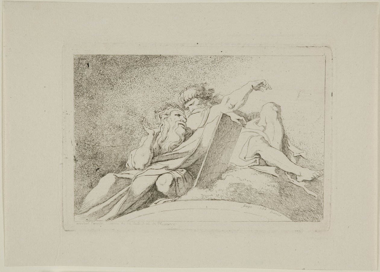 Två profeter av Jean Honore Fragonard