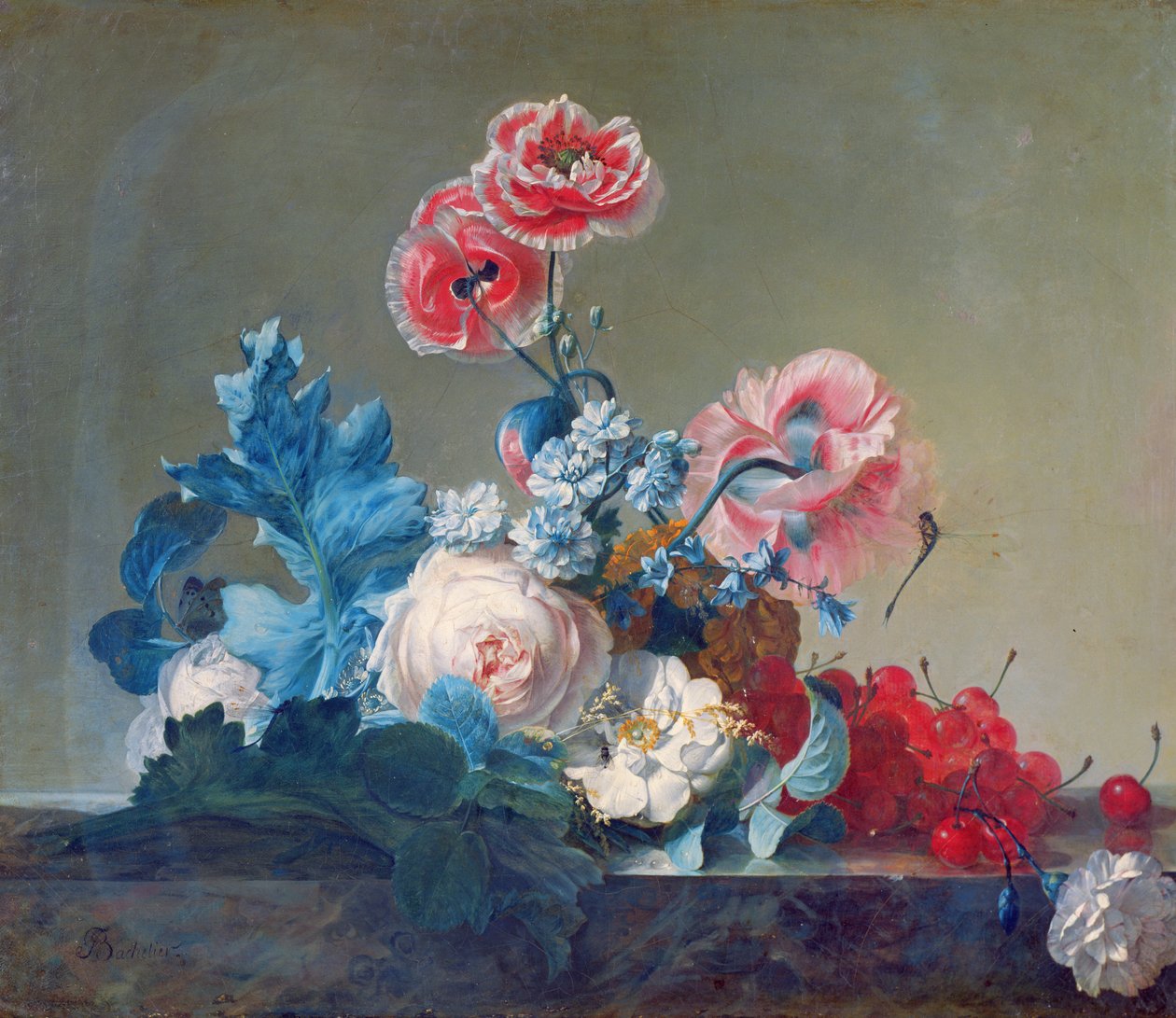 Blomsterstudie av Jean Jacques Bachelier