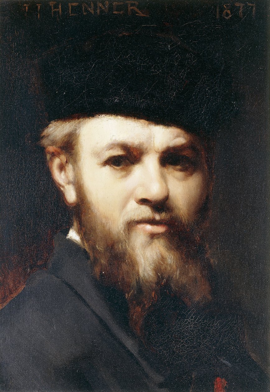 Ett självporträtt, 1877 av Jean Jacques Henner