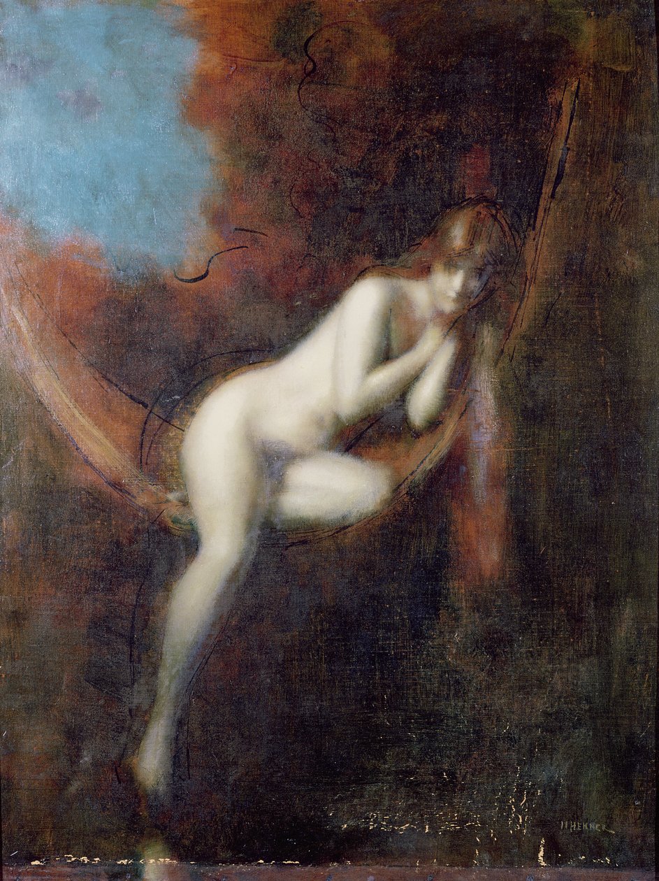 Sarah Bathing, 1902 av Jean Jacques Henner