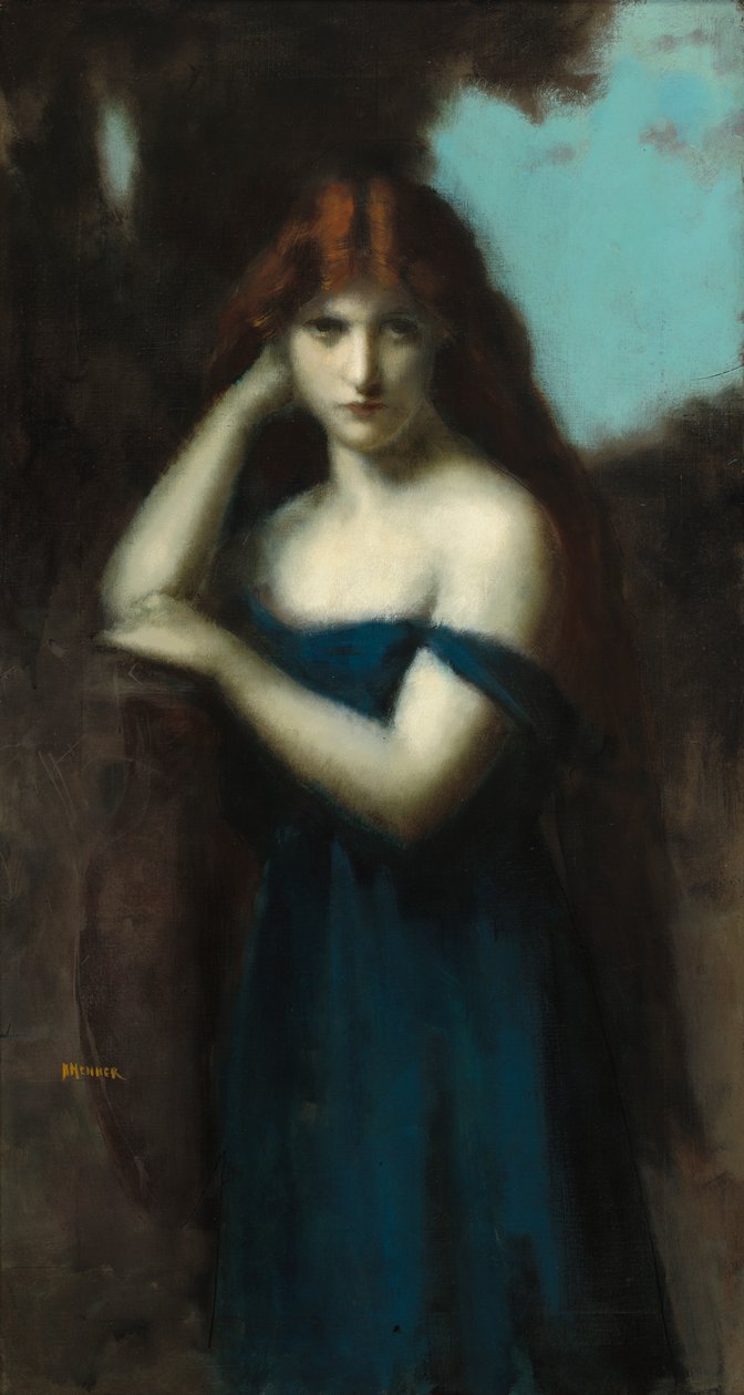 Stående kvinna, ca 1903 av Jean Jacques Henner