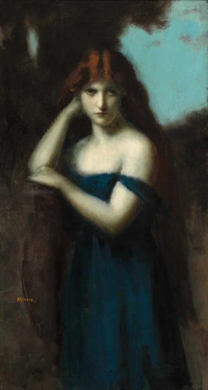 Stående kvinna, c. 1903. av Jean Jacques Henner