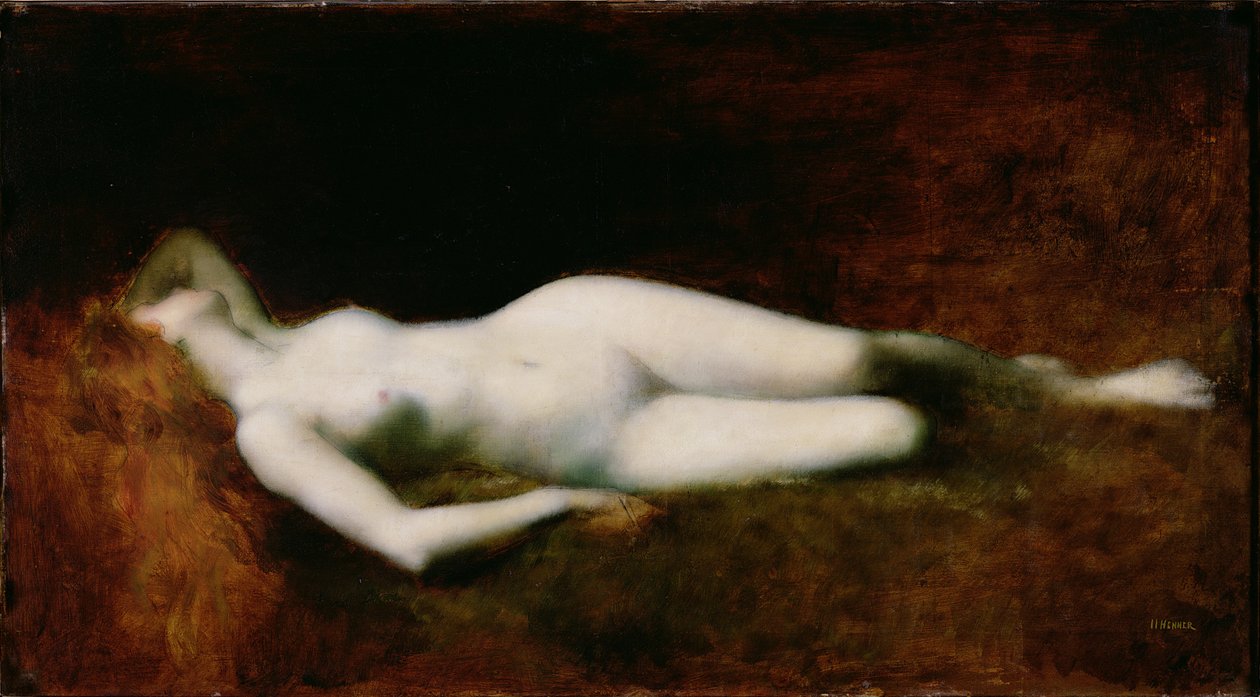 The Sleeper av Jean Jacques Henner