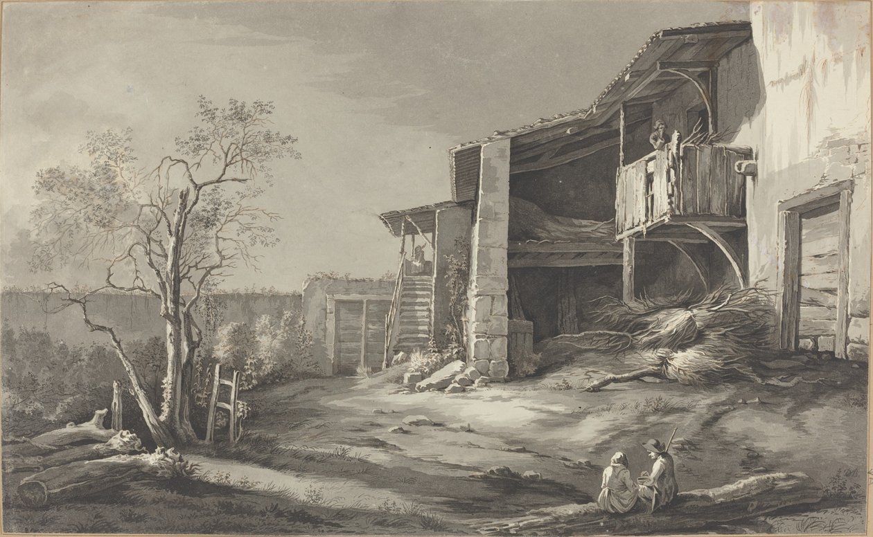 En bondgård av Jean Jacques de Boissieu