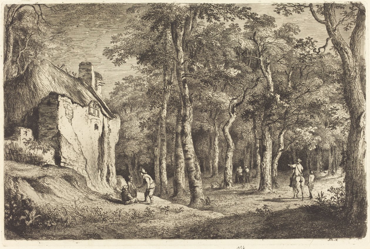 Entree de Foret av Jean Jacques de Boissieu