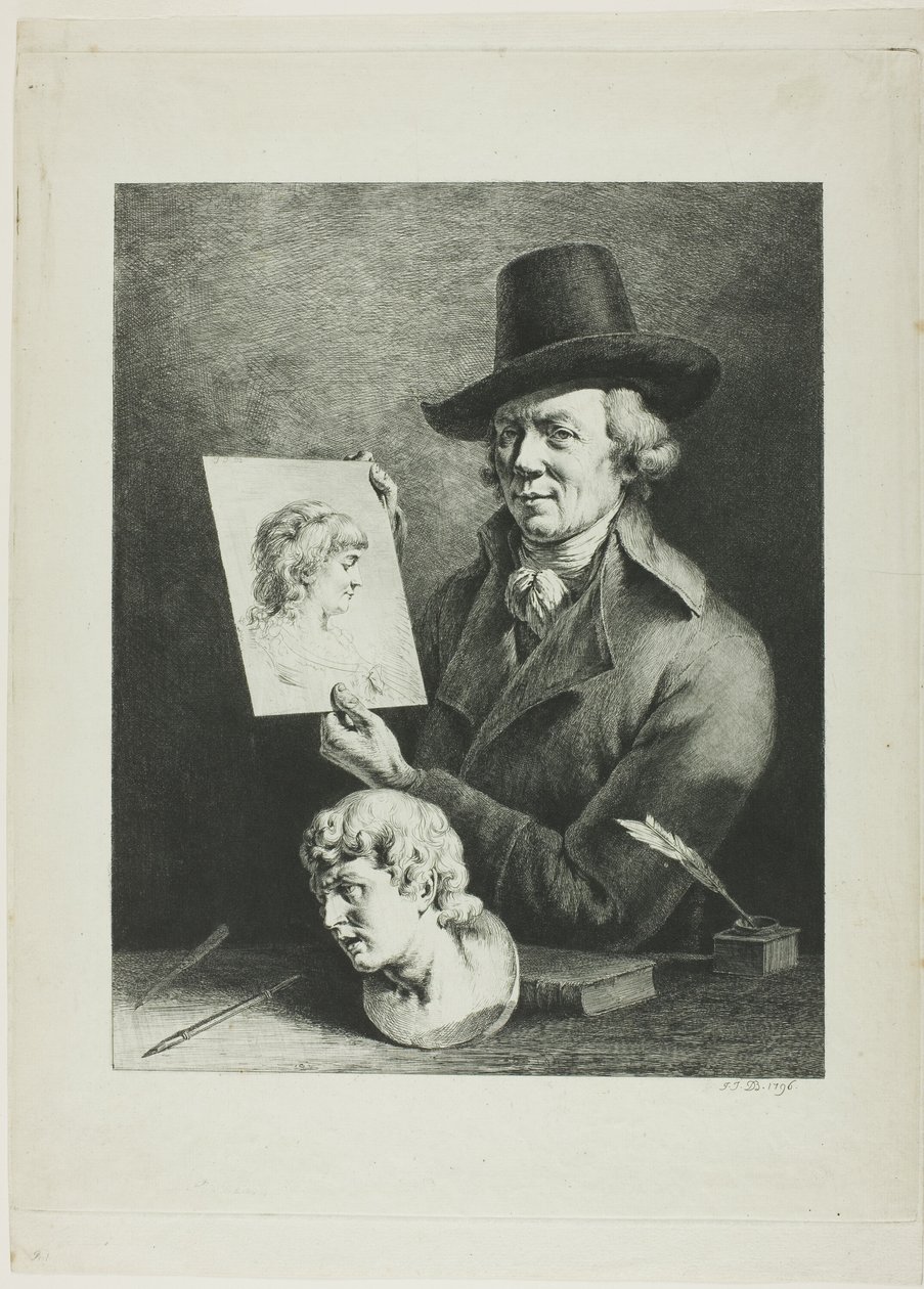 Självporträtt av Jean Jacques de Boissieu