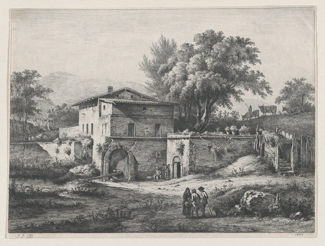 Det lilla oratoriet, 1804. av Jean Jacques de Boissieu