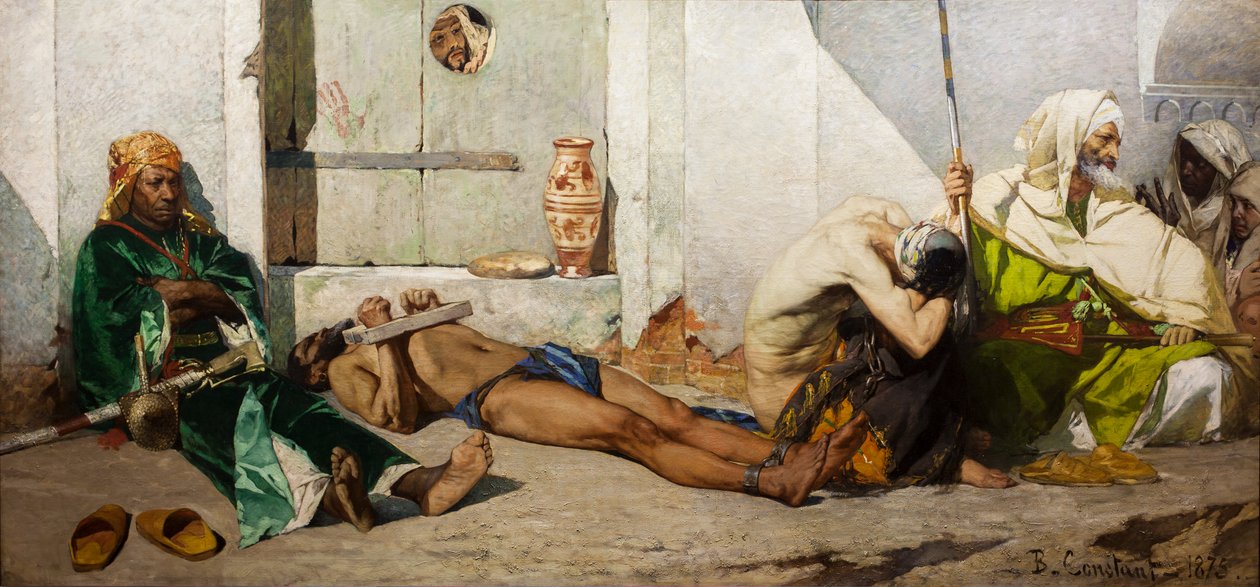 Marockanska fångar av Jean Joseph Benjamin Constant