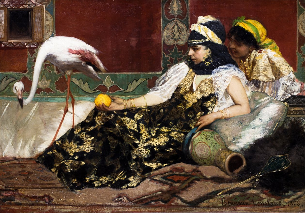 Den rosa flamingon av Jean Joseph Benjamin Constant