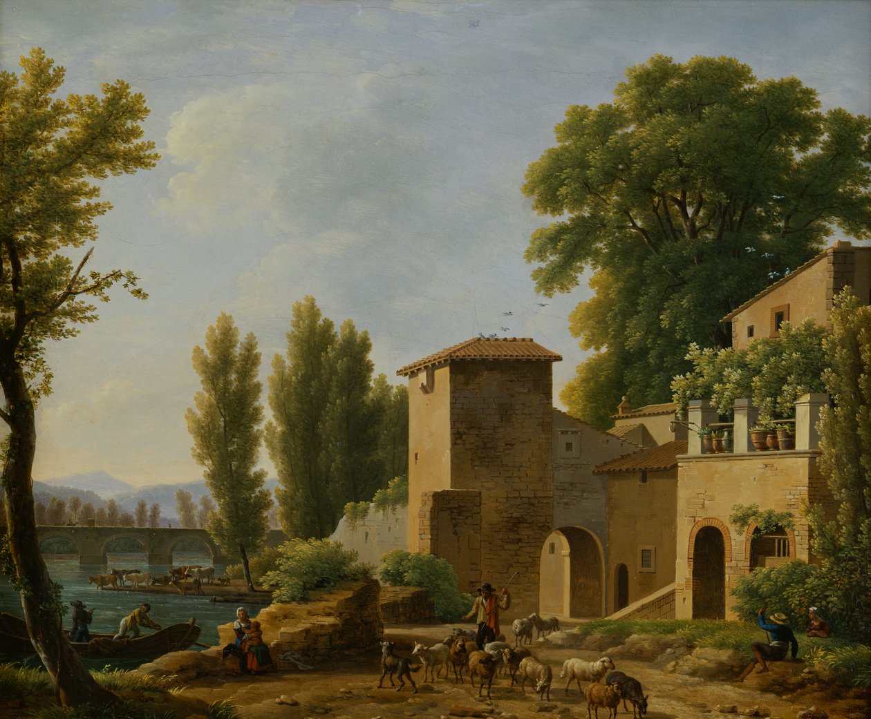 Landskap, 1822 av Jean Joseph Xavier Bidauld