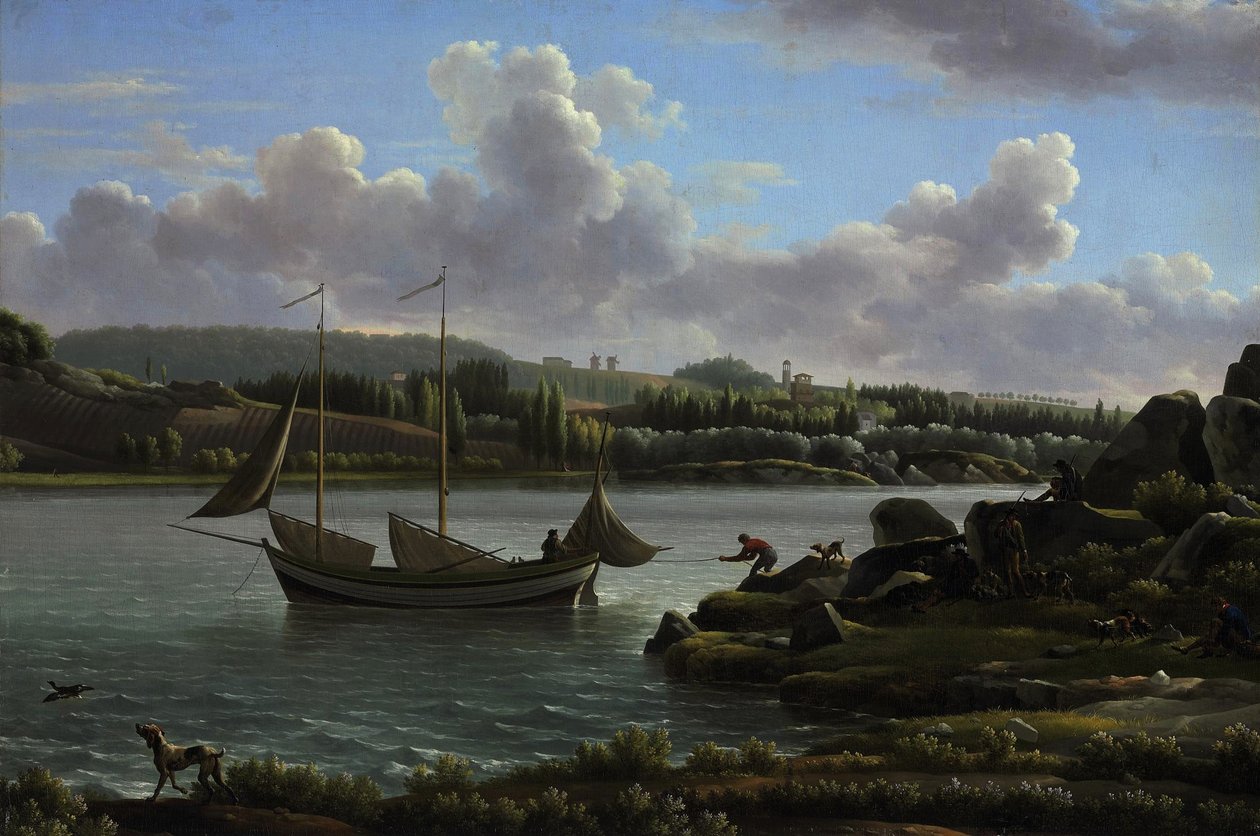 Avresa till jakten av Jean Joseph Xavier Bidauld