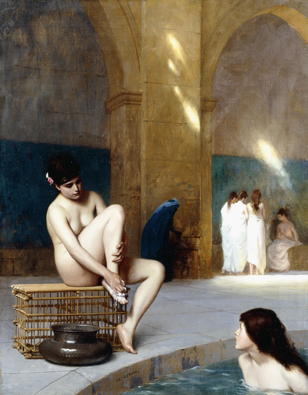 Naken kvinna, ca 1889 av Jean Leon Gerome