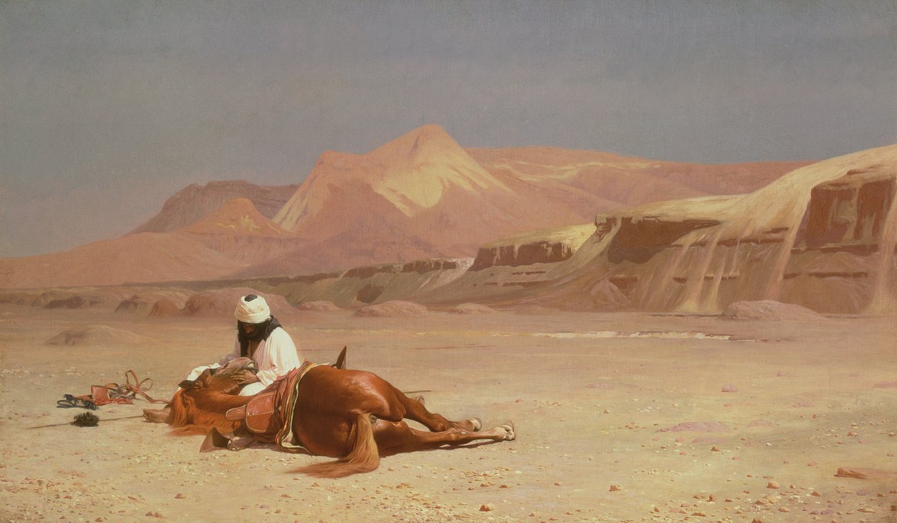 I öknen av Jean Leon Gerome