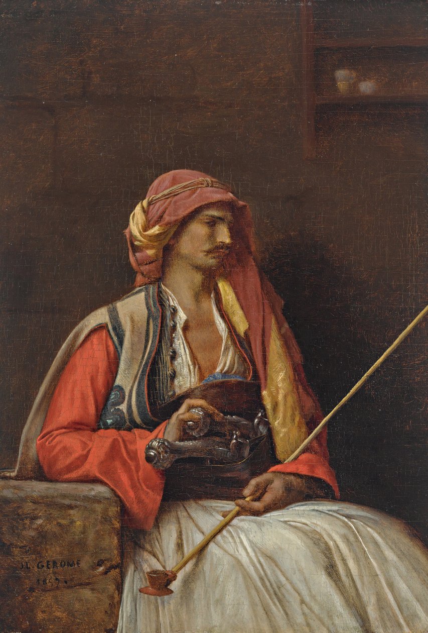 Sittande Arnaut av Jean Leon Gerome