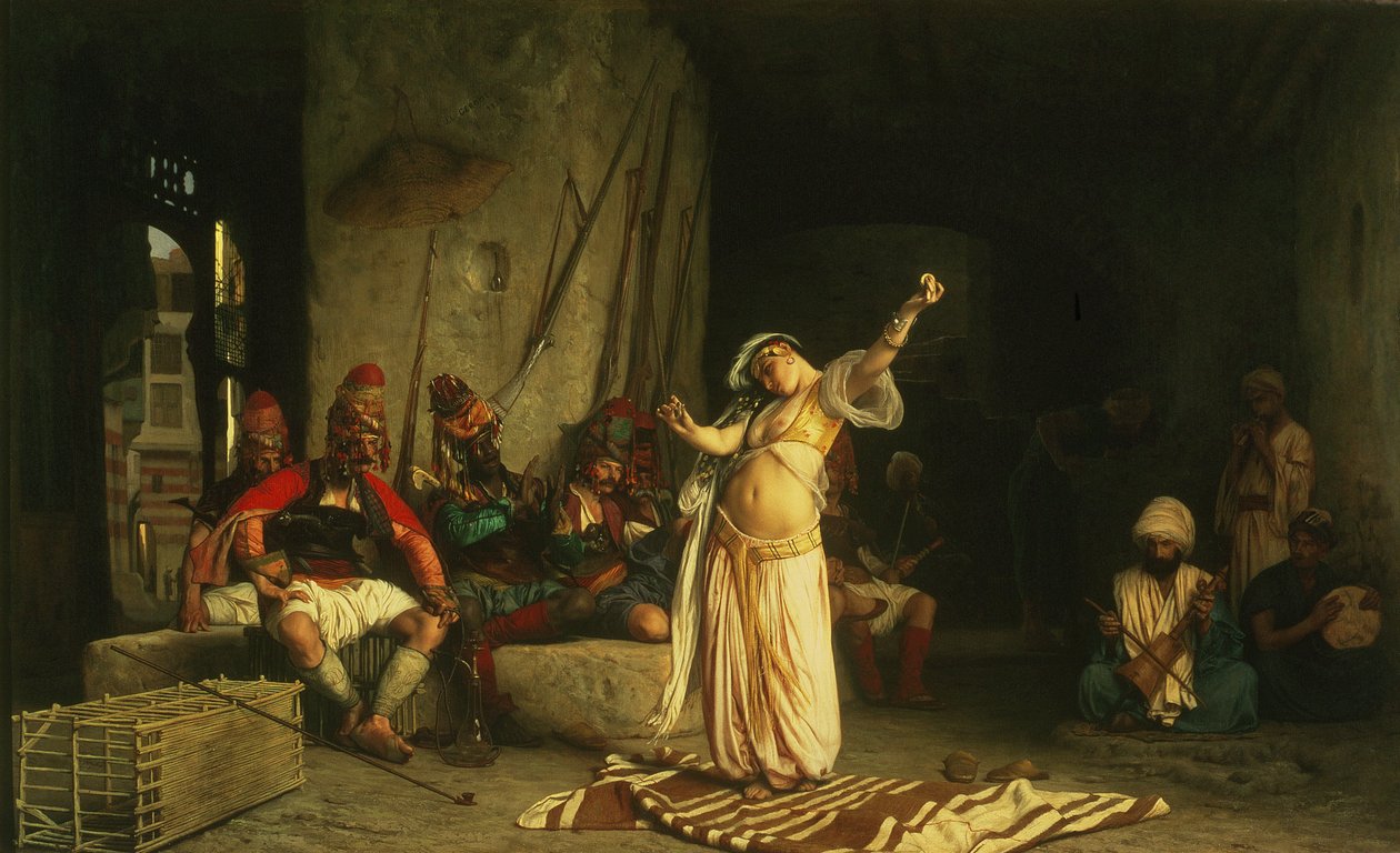 Dansen i Almeh, 1863 av Jean Leon Gerome