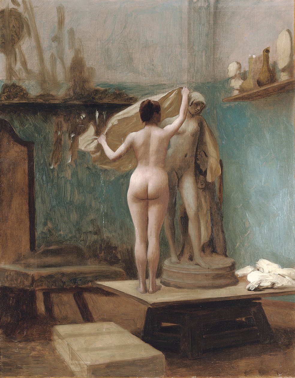 Slutet på sammanträdet, c.1896 av Jean Leon Gerome