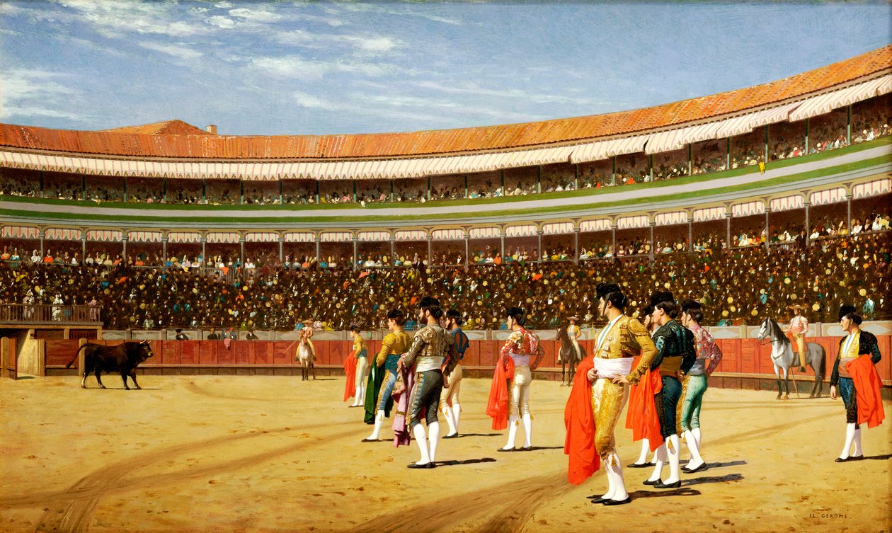 Tjurens inträde av Jean Leon Gerome