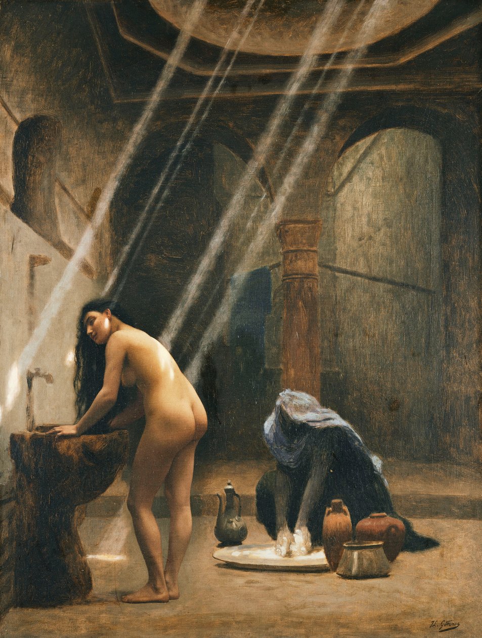 Moriska badet av Jean Leon Gerome