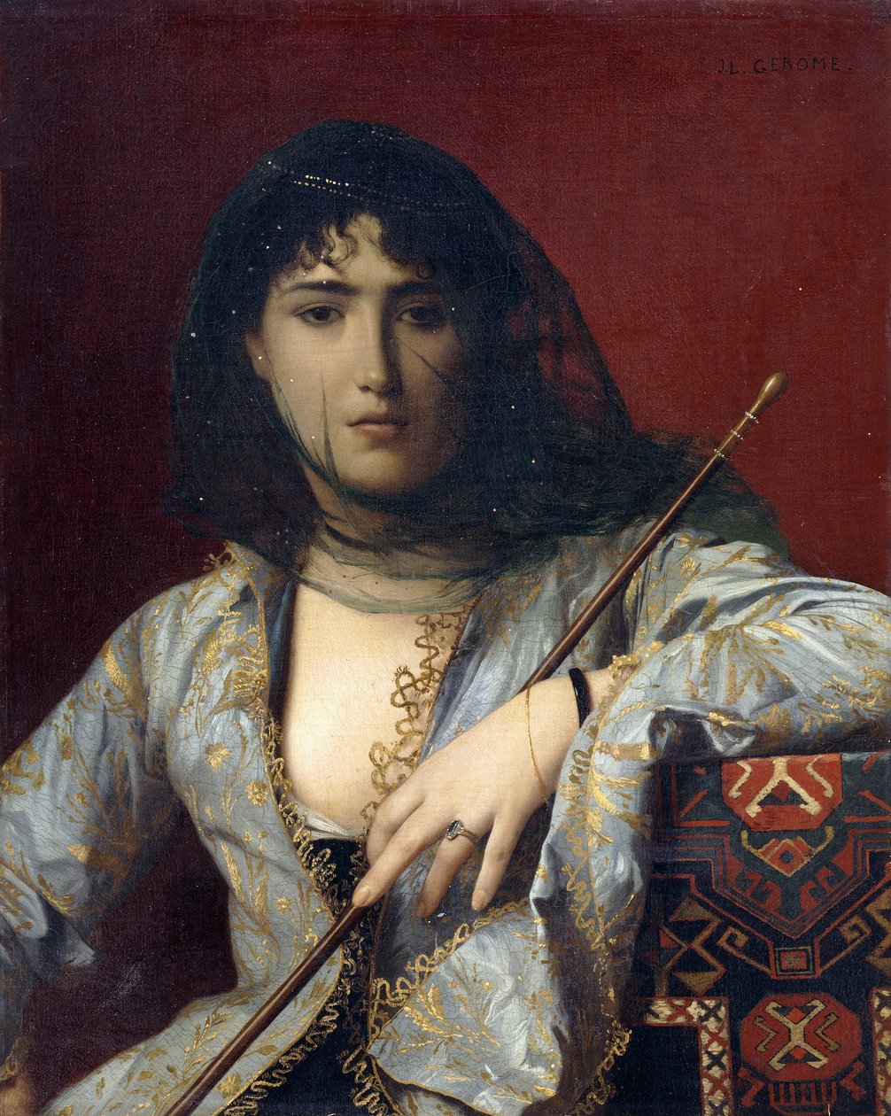 Beslöjad Circassian Lady, av Jean Leon Gerome