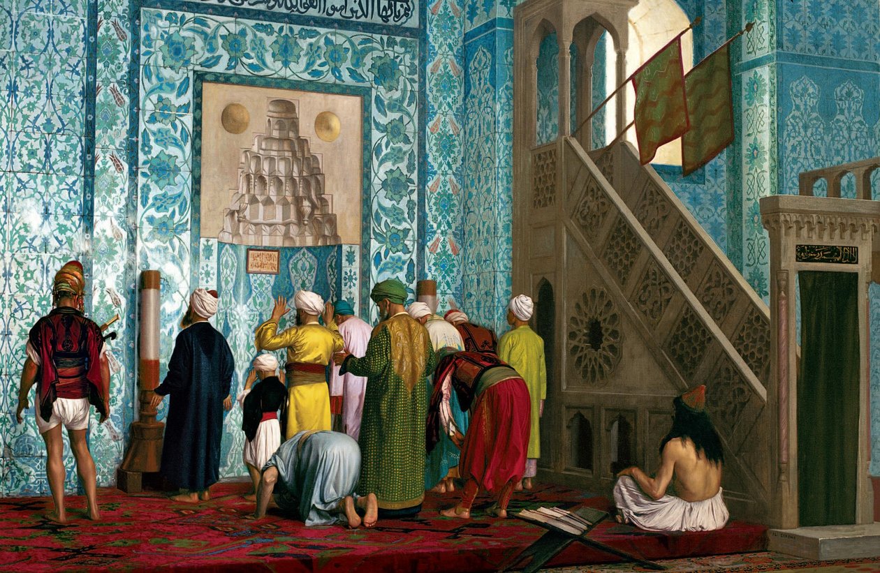 Blå moskén av Jean Leon Gerome