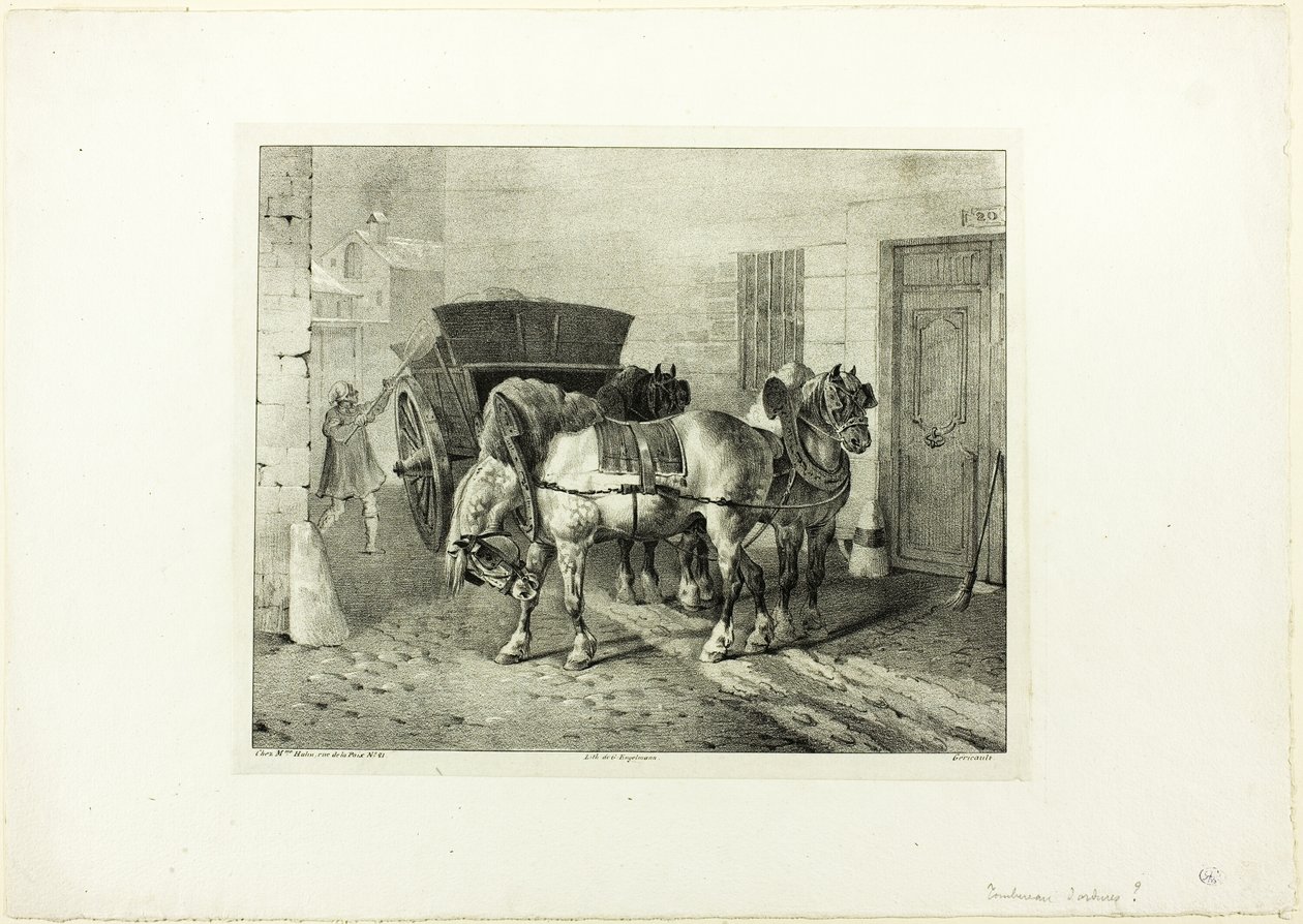 Gatustädare av Jean Louis André Théodore Géricault