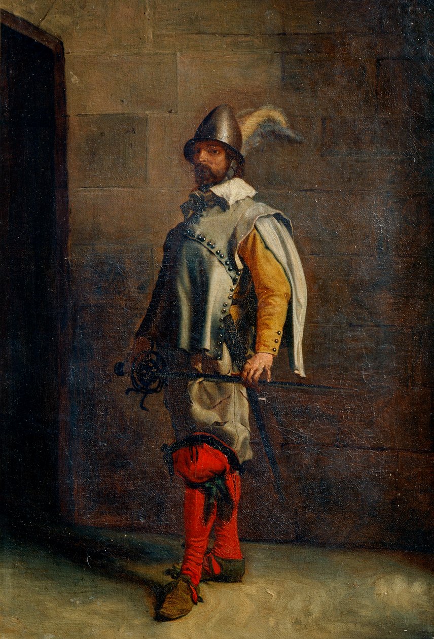 En hugenott, 1800-talet. av Jean Louis Ernest Meissonier