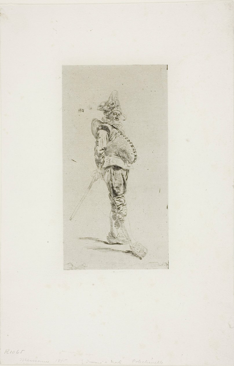 Punchinello av Jean Louis Ernest Meissonier