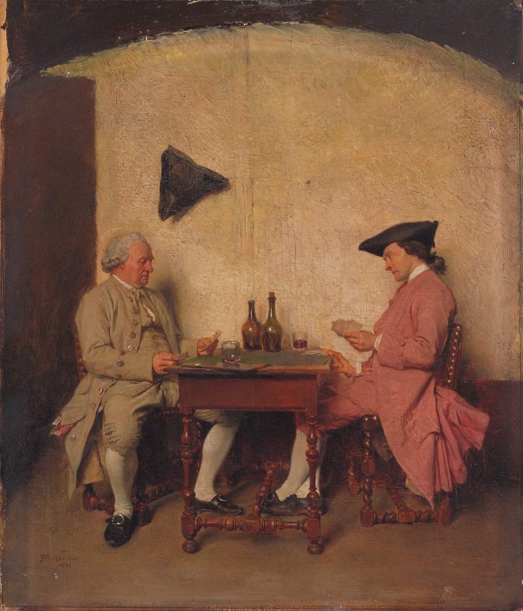 Kortspelarna, 1865 av Jean Louis Ernest Meissonier