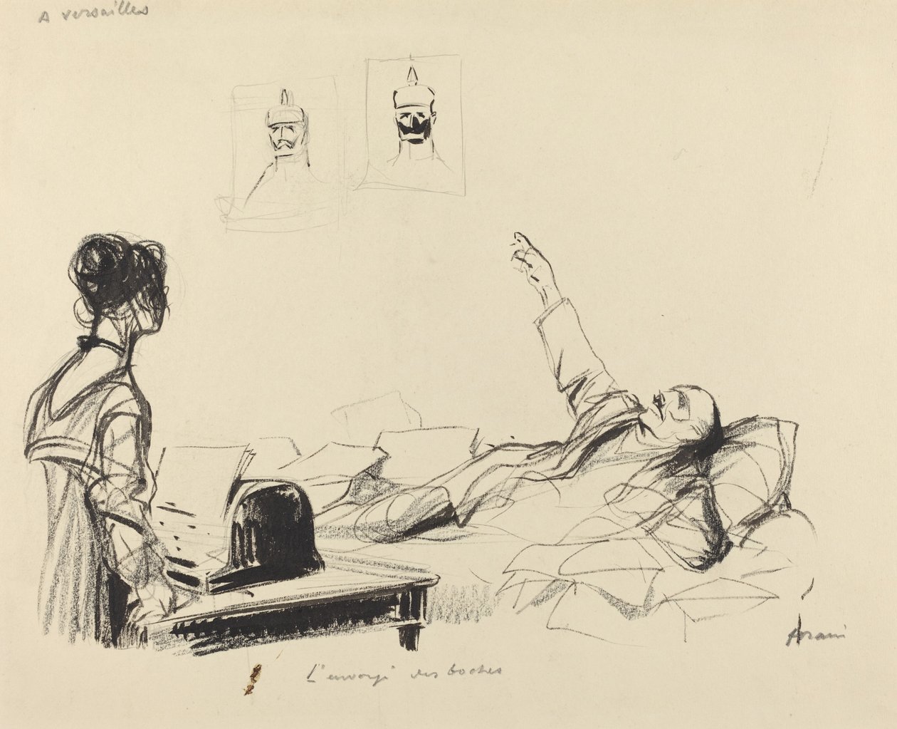I Versailles. Bochens avsändare av Jean Louis Forain
